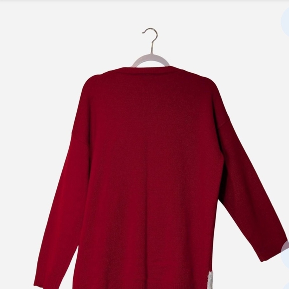 Pre-owned Notations Red Penguin Sweater - Picture 2 of 8
